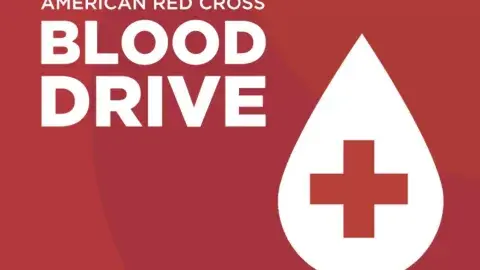 Red Cross Logo for a blood drive