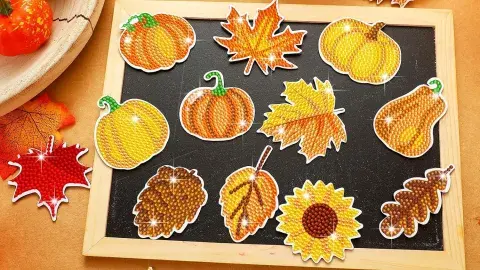 Adult Crafting Hour: Fall Diamond Art Magnets