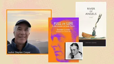 Stephen Cooper and his 2 books