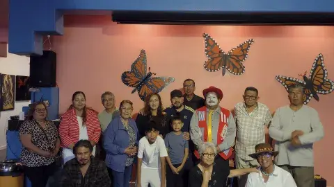 photo of the poets of the valley some in costume