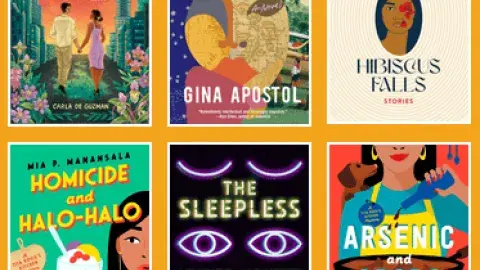 collage of books