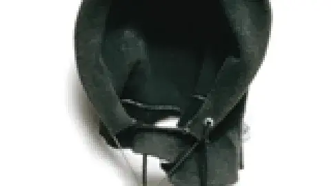 black hoodie, just the hood