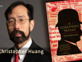 Author Christopher Huang and his book, A Gentleman's Murder