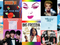 "A whole universe of lesser-known queer artists have been making brilliant music for decades, many of whom are deserving of better recognition." Collage of albums by LGBTQIA artists