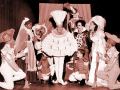 The cast of Tommy Turnabout's Circus onstage at Turnabout Theatre