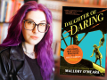 Author Mallory O’Meara and her latest book, Daughter of Daring: The Trick-Riding, Train-Leaping, Road-Racing Life of Helen Gibson, Hollywood’s First Stuntwoman