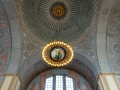 Globe chandelier located in the Central Library rotunda