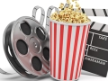 movies reel popcorn