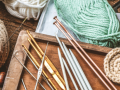 Crochet yarn and needles