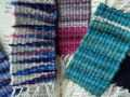 Samples of woven bookmarks