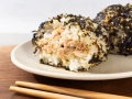 Korean rice ball with seed and filling