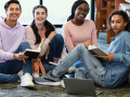Teens in Library