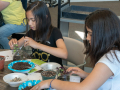 Teens Making Tiny Terrariums