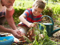 FATHER-SON-GARDENING