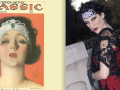 Photo of Barbara La Marr and a photo of an actress