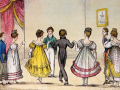 illustration of regency dancers