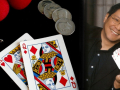 Magician Magic Wayne with cards