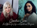 Danielle Birrittella and Michele Patzakis are shown with the text Creative Care: An Opera for Life and Wellness Program overlaid