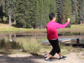 woman doing tai chi