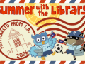 LAPL Summer With the Library 2026 artwork with a soccer ball.