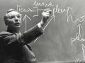 Victor Frankl at a chalkboard