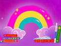 It's Reading...Rainbow pink purple flyer with books